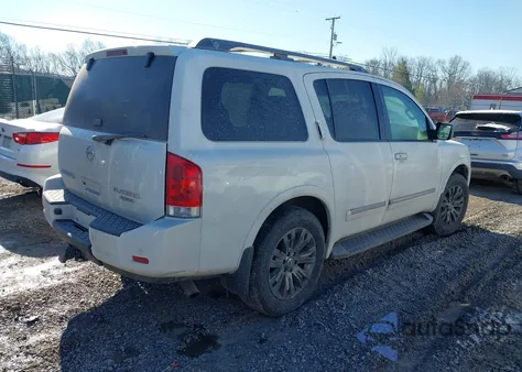 2015 Nissan Armada Platinum/Sl/Sv z USA, uszkodzony, nr VIN 5N1AA0NE5FN615754